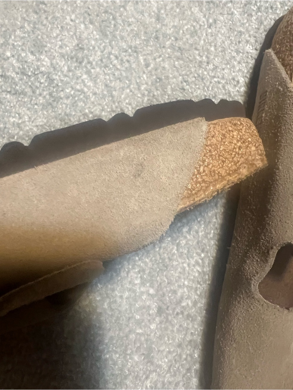 Birkenstock Tan Suede Two-Strap Sandals with Buckles - Picture 7 of 10